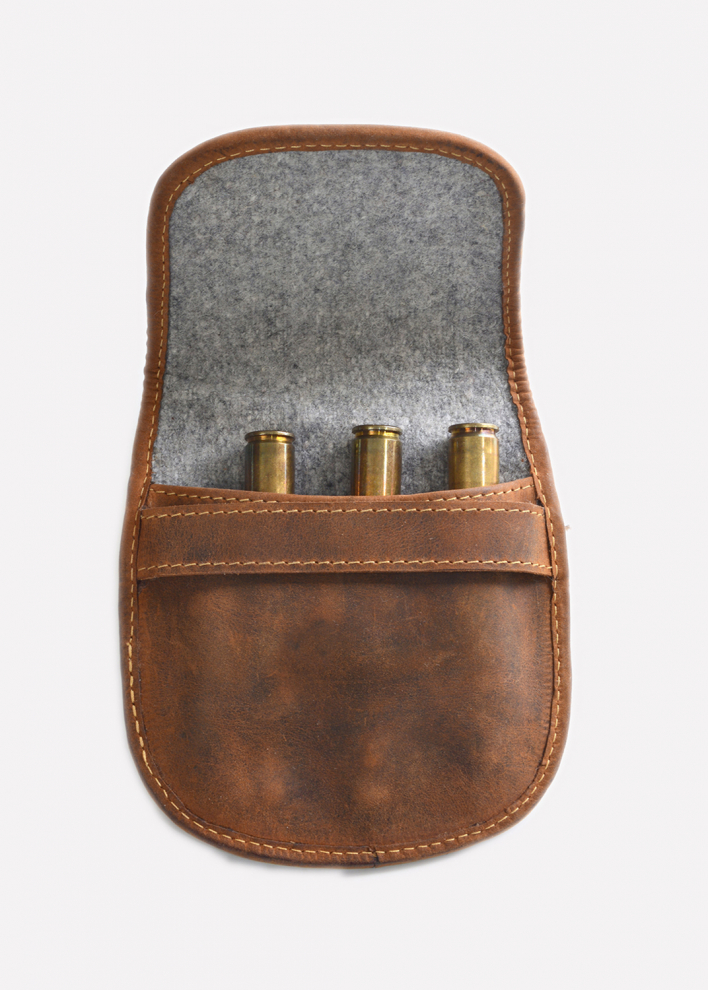 Vintage Bullet Pouch Leder